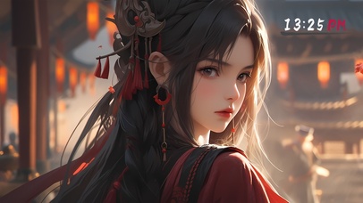 国风清冷气质美女	