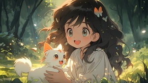 治愈少女和猫