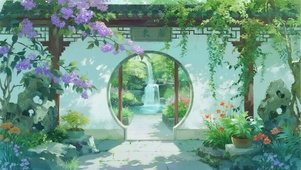 园林一角