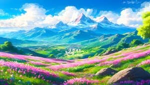 鲜花谷（4K超宽带鱼屏）