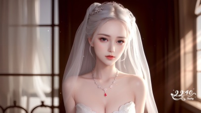 4K唯美婚纱女神