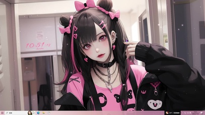 动漫可爱时尚女孩