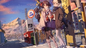 下雪街道