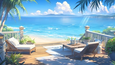 治愈海边度假村
