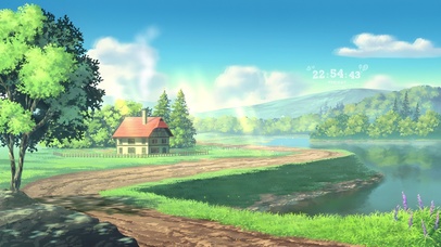 唯美治愈护眼农村小屋