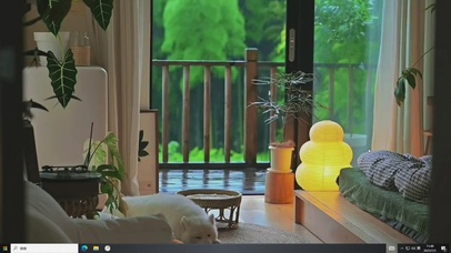 农家别墅花园小院 春夏秋冬 