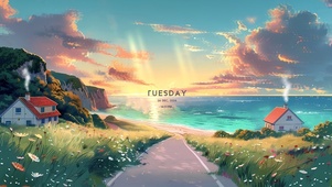 宁静的海边