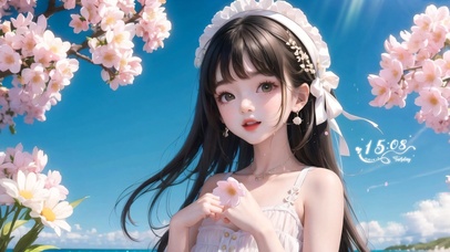 4k超甜樱花少女