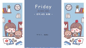 小萝莉卡通壁纸