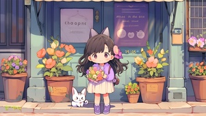 花店可爱萝莉