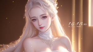 纯欲系古风长发女孩