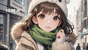 可爱萌妹