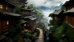 乡村古寨