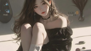 坐着的女孩