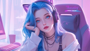 电竞少女金克斯