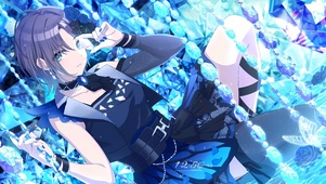 蓝色水晶少女