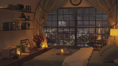 4K东京雨夜公寓