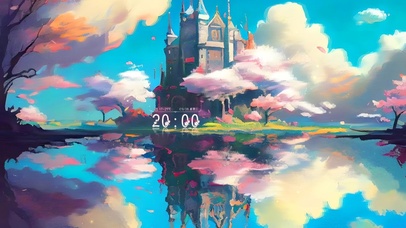 唯美治愈樱花城堡