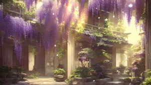 紫藤花小院