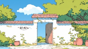 夏日庭院