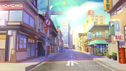 4K日系街道白