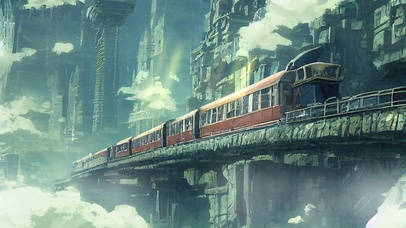 失落之城 列车壁纸
