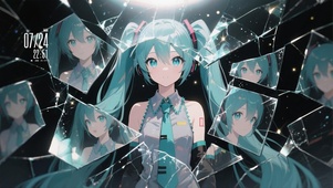 破碎中的初音 