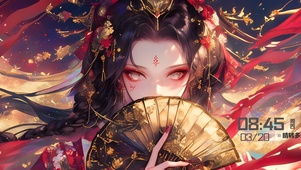 遮面美女