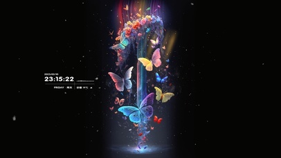 4K花若盛开 蝴蝶自来