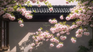 小院樱花