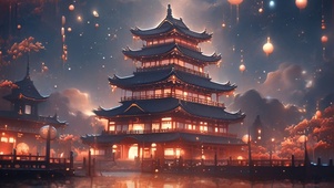 盛世古城夜景