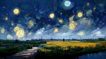 梵高的星空