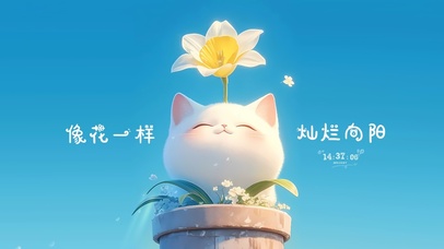 像花一样 灿烂向阳