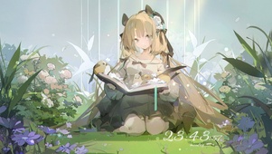 唯美治愈护眼美少女