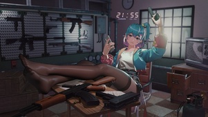 黑丝女孩
