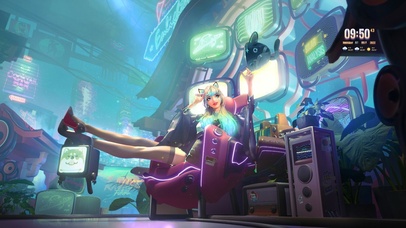 4K科技房间兽耳女孩