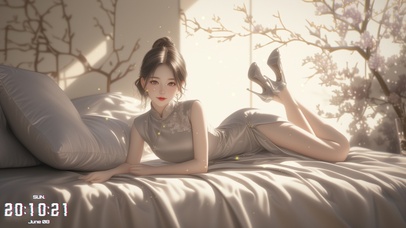 声音如泉水般清澈，令人心动神驰