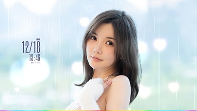 4K清纯性感短发美女