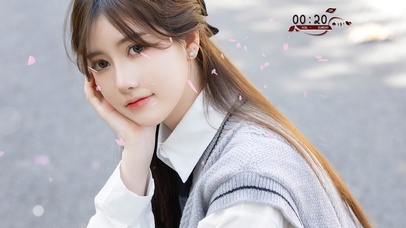 校园清纯制服美女