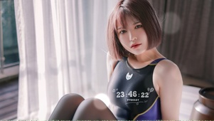 4K纯欲性感短发美女