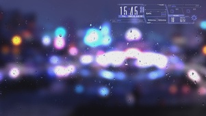 毛玻璃雨滴屏