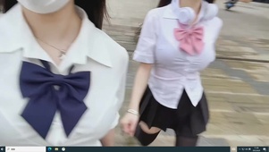 黑丝JK美少女 绝对领域大长腿