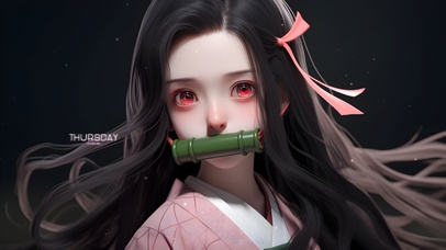 4K清纯可爱祢豆子