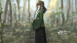 山林国风女孩