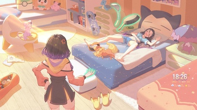 4K 温馨治愈少女的房间