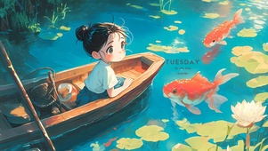 锦鲤好运少女