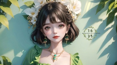 4k清纯小清新女孩