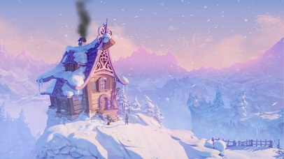 4k治愈暴雪雪景