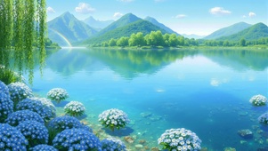 湖山花境