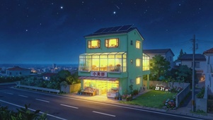 夜晚小卖部